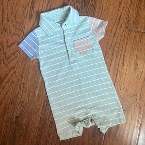 Me & Henry striped playsuit for baby boy! Size 3-6m